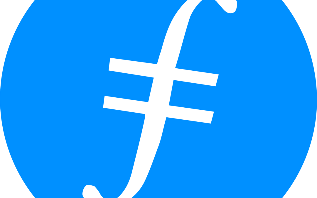 Filecoin FIL Logo |. The Giving Block